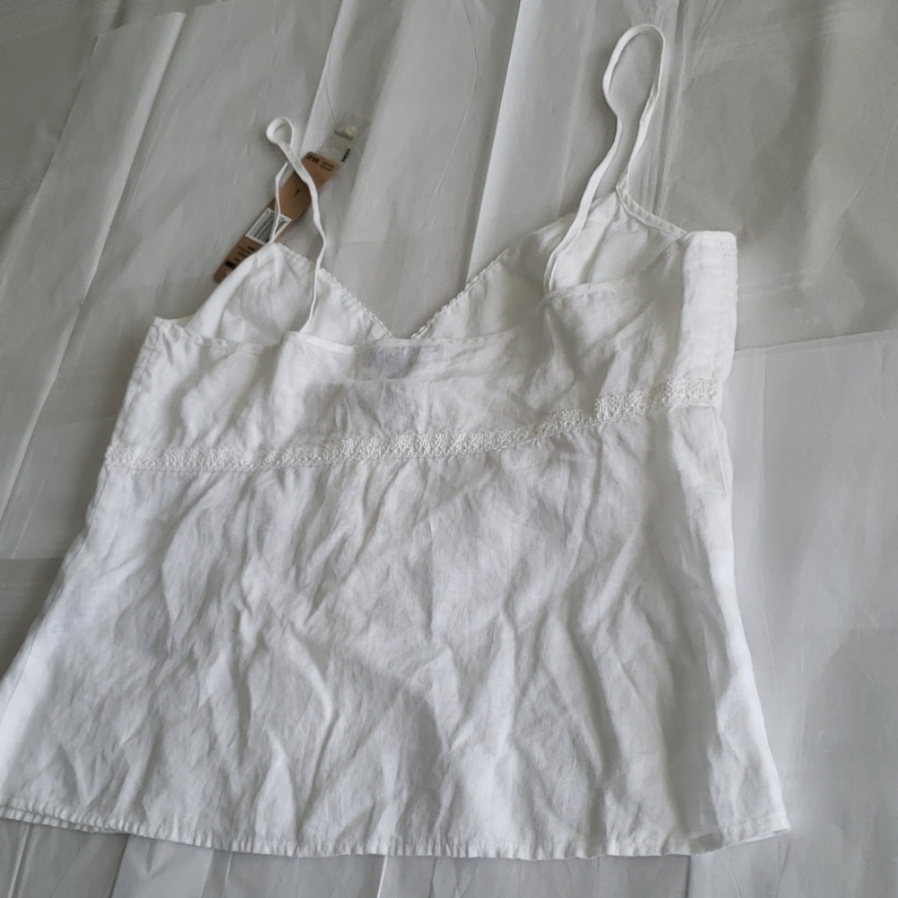 Ralph Lauren NEW Linen Lace Cami Top Button Front - Picture 6 of 13